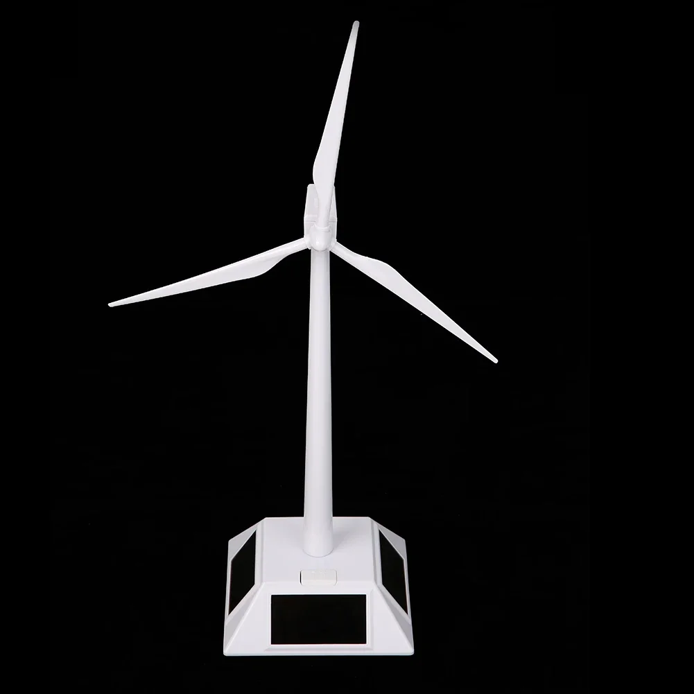 New Solar Powered Desktop Model-Solar Powered Windmills Wind Turbine for Kids Education Model Electronic Farm Windmill Toys Gift