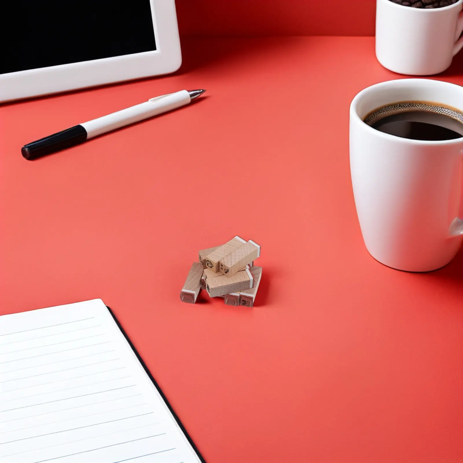 42-teiliges Mini-Holzstempel-Set mit Tiermotiven, Weihnachts-Cartoon-Design, Gummi-Stempelset für Kinder, Kunsthandwerk, Klassenzimmer, Lehrerbelohnung, Spaß