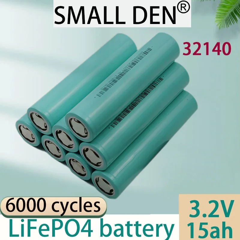 

new Cylindrical 3.2V 15Ah 32140 lithium iron phosphate battery for RV electric vehicle energy storage, Lifepo4 solar outdoor