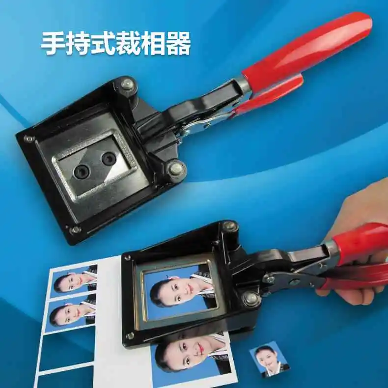 Customized size Hand Held Manual Round  Paper Graphic Punch Die Cutter for Pro Button Maker