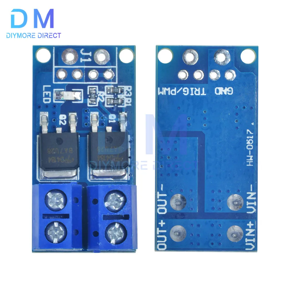 Panel de Control del regulador PWM del módulo de accionamiento del interruptor de disparo MOS FET de 15A 400W