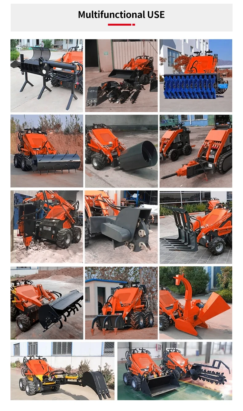 China Manufacturer Small Mini Skid Steer Loader Track     Final Drive