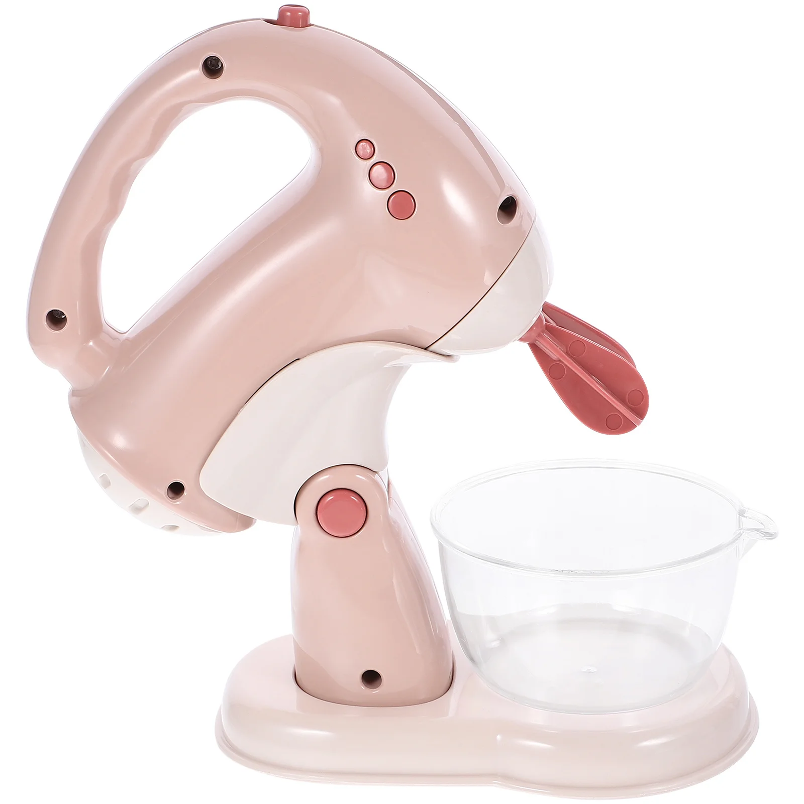 خلاط بلاستيكي تعليمي محاكاة أجهزة المطبخ للأطفال الطبخ التظاهري اللعب خلاط صغير متعة هدية تفاعلية #3