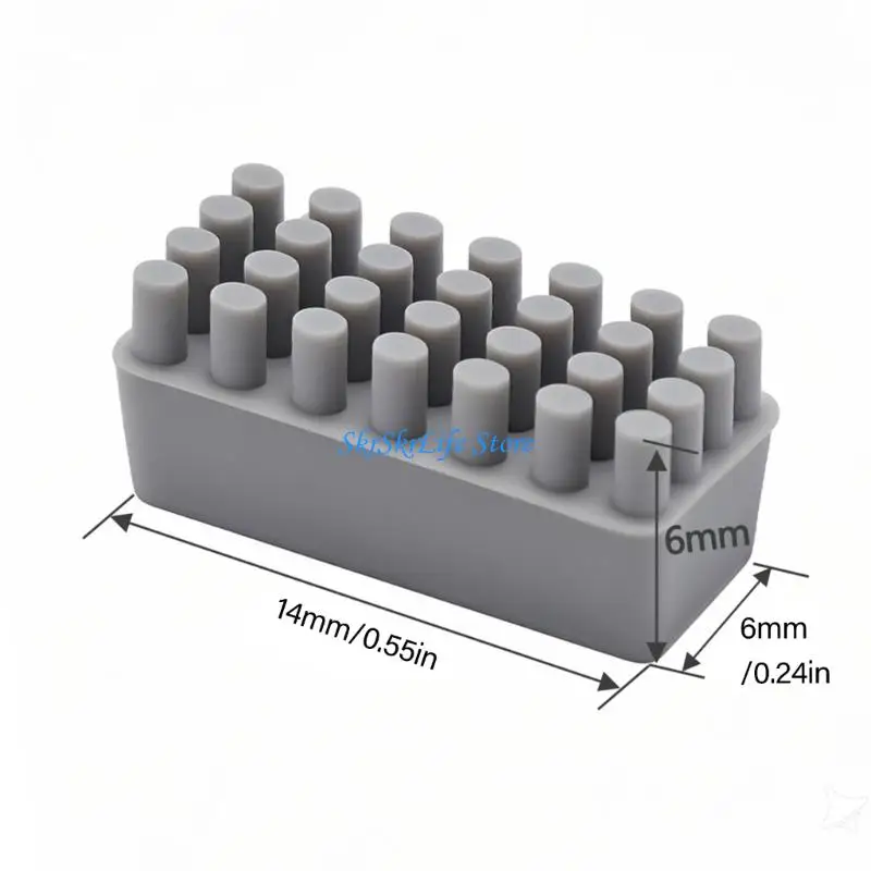 

E65E Силиконовая сопло стеклоочиститель для лаборатории P1 -принтер Эффективная очистка точная