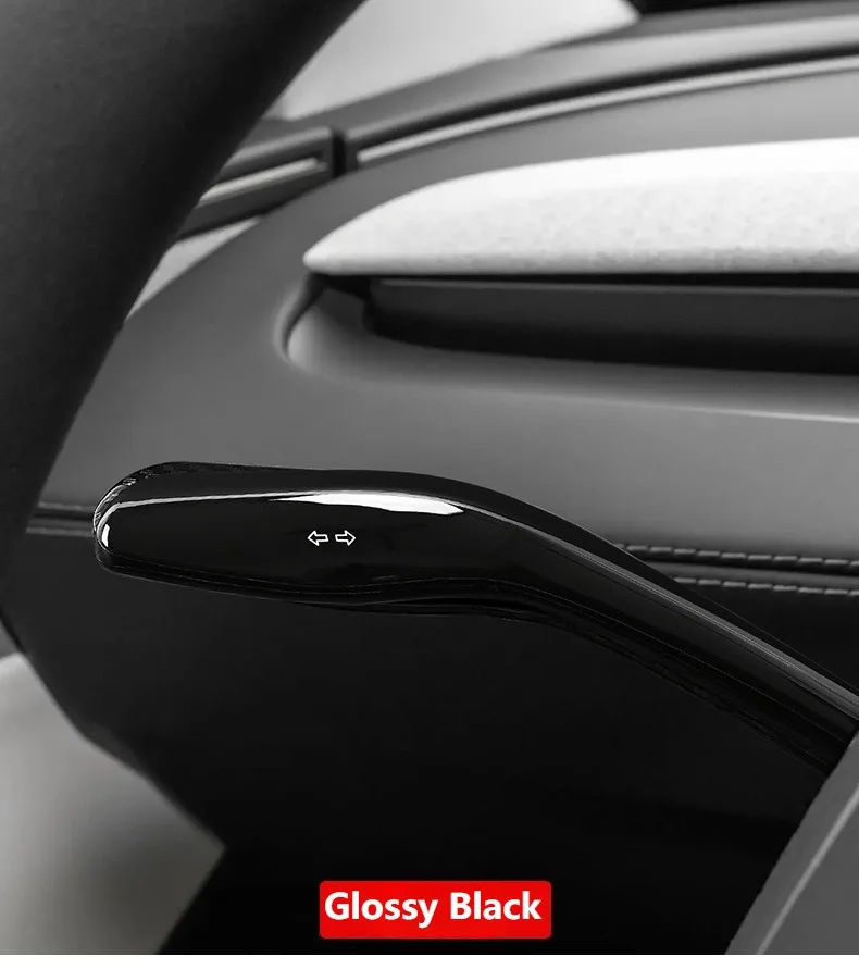 Für Tesla Modell Y2025, Lenkrad-Schalthebelabdeckung, Griffschutz, Schalthebel, Paddelgehäuse, Modell 3, Highland-Zubehör – Detail 14