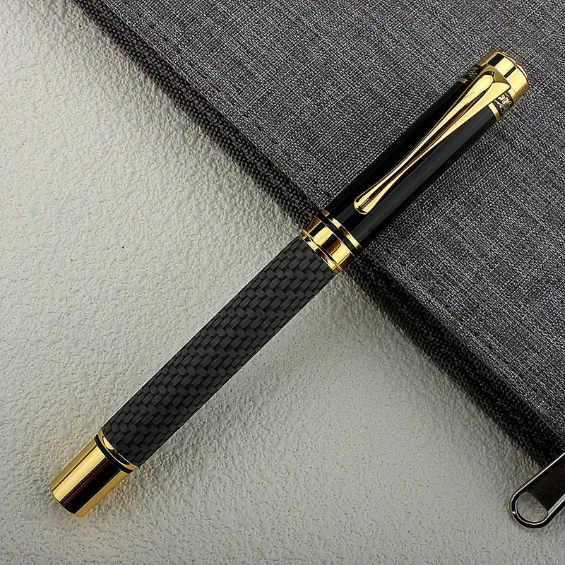 New Luxury Cloth Weave Metal Fountain Pen High Quality Metal Inking Pens for Office Supplies School Supplies