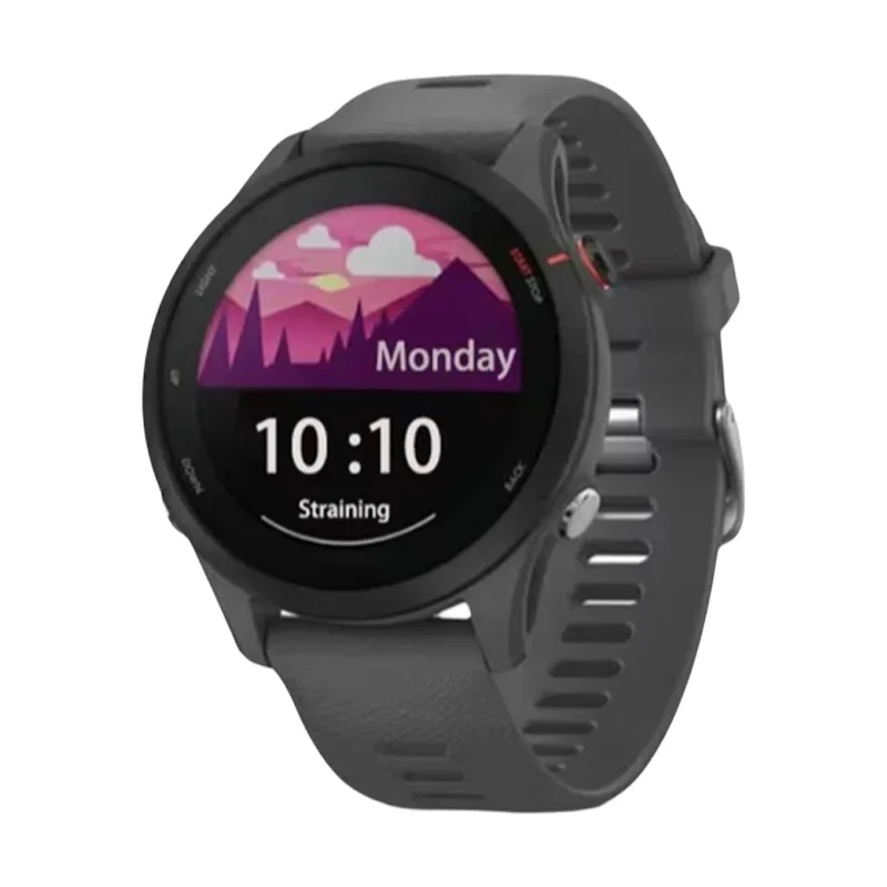 Garmin Forerunner 255 Garmin Uhr Garmin Sport-Smartwatch 46mm 1,3'' Farbbildschirm 14 Tage Akkulaufzeit 4GB RAM NFC Bluetooth Wifi 5ATM Wasserdicht 100% neu