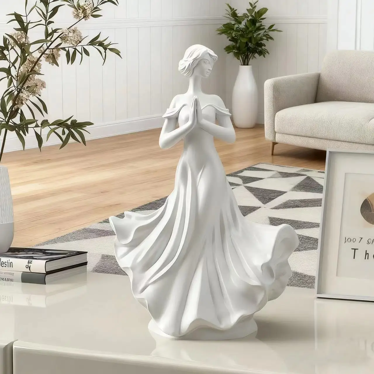 Abstract Art Muse, High-end Sculpture of Girls, Character Ornaments, Resin Crafts