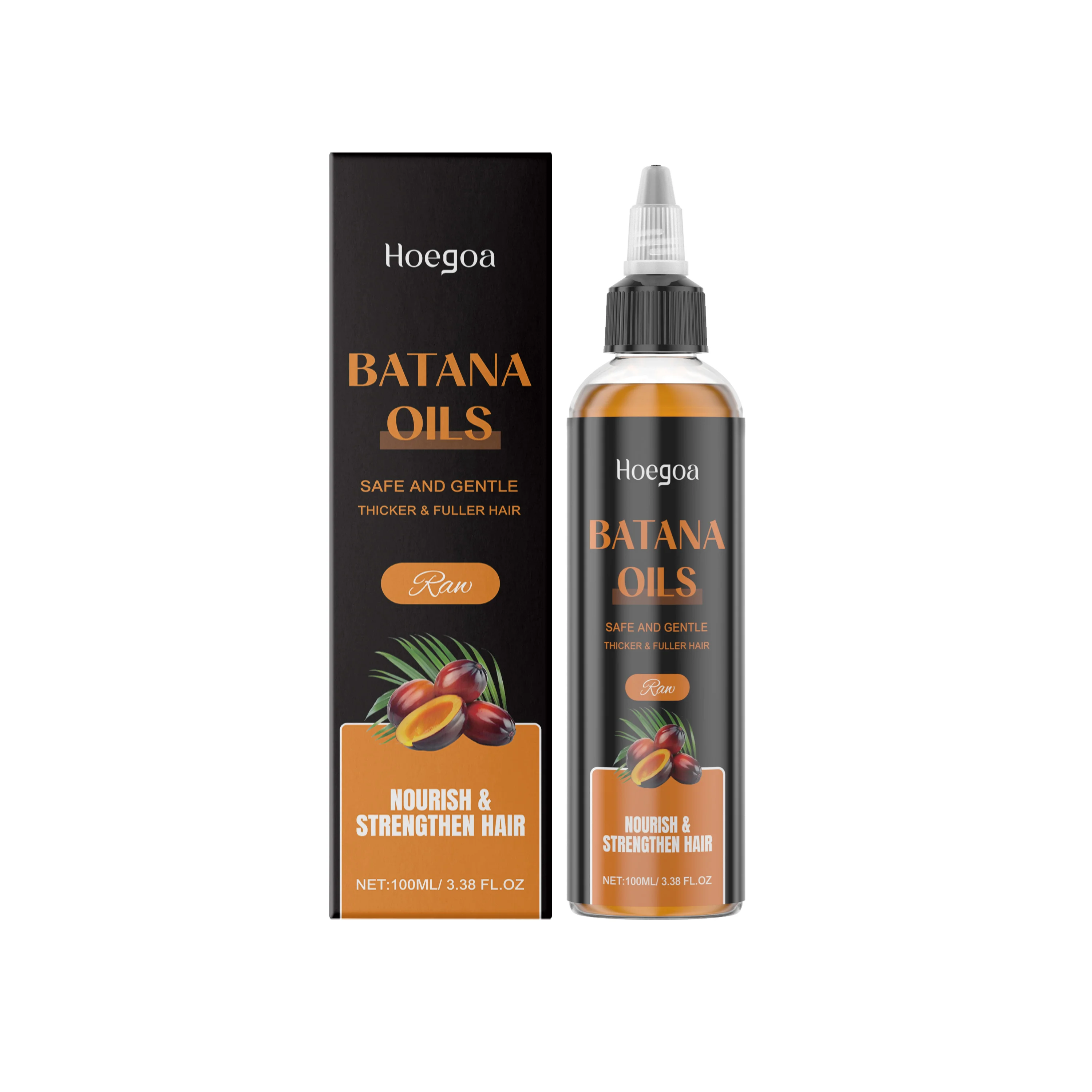 

Hoegoa Batana Hair Care Oil Moisturizes Softens Strengthens Hair And Gently Nourishes Scalp Care Oil 2pcs