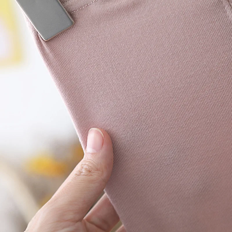 Girls Summer Thin Modal Cotton  Comfortable Nine-Piece Pants Breathable Stretchy Trousers for Babies Casual Faionable