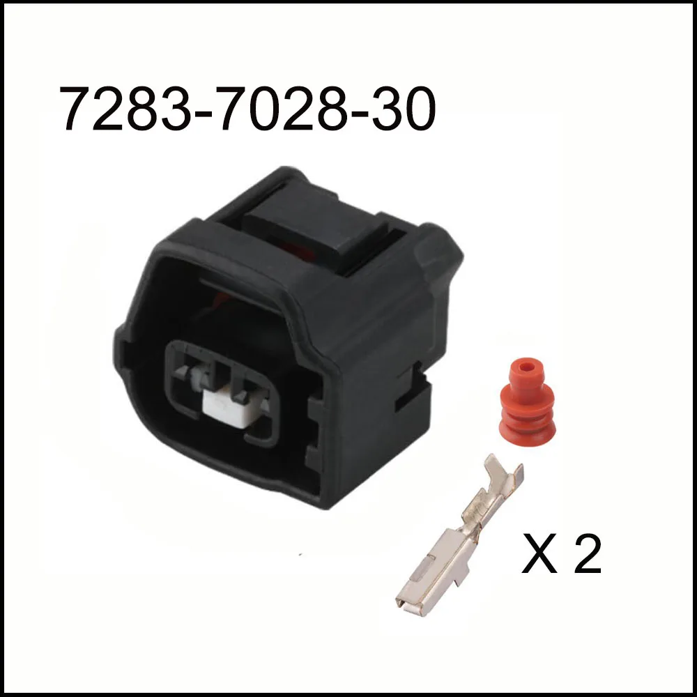 200set 7282-7028-30 7283-7028-30  automotiveWaterproofconnector2pinfamale male cable Plug socket  Includes terminal seal