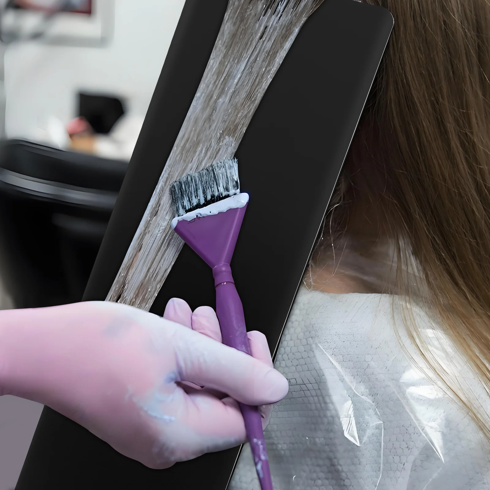 Hair Dye Board Plastic Coloring Paddle For Home Salon Hair Highlighting Tool Stylist Accessories Coloring Plate