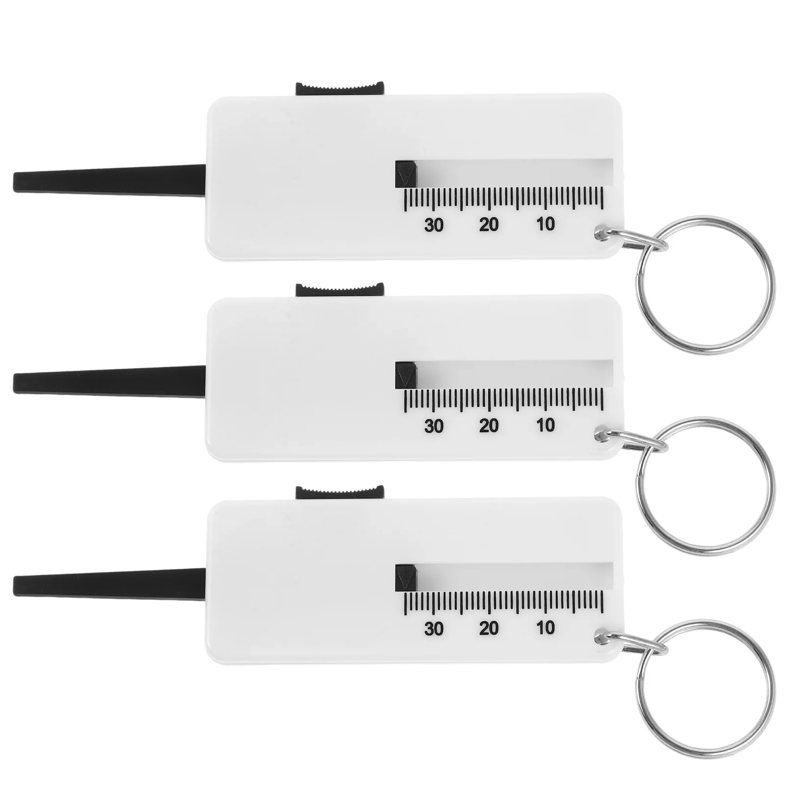 

3Pcs Tire Tread Depth Gauge Practical Car Tool Durable ABS Accurate Tread Measurement Tire Depth Gauge Measurer Tool