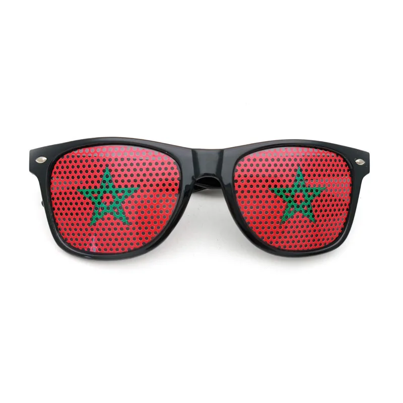 New Unisex Black Frame 42 Countries Flag Sun Glasses Decorative Spectacles Eyeglasses Frames for Party Women Men Sunglasses image 6