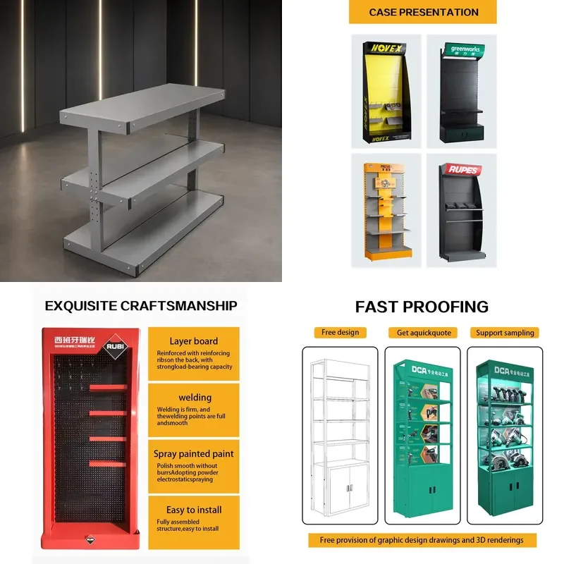 for   Steel Tool Holder Frame Prince Design Epoxy Powder Coating Heavy Duty Durable Fast Installation Warehouse Use