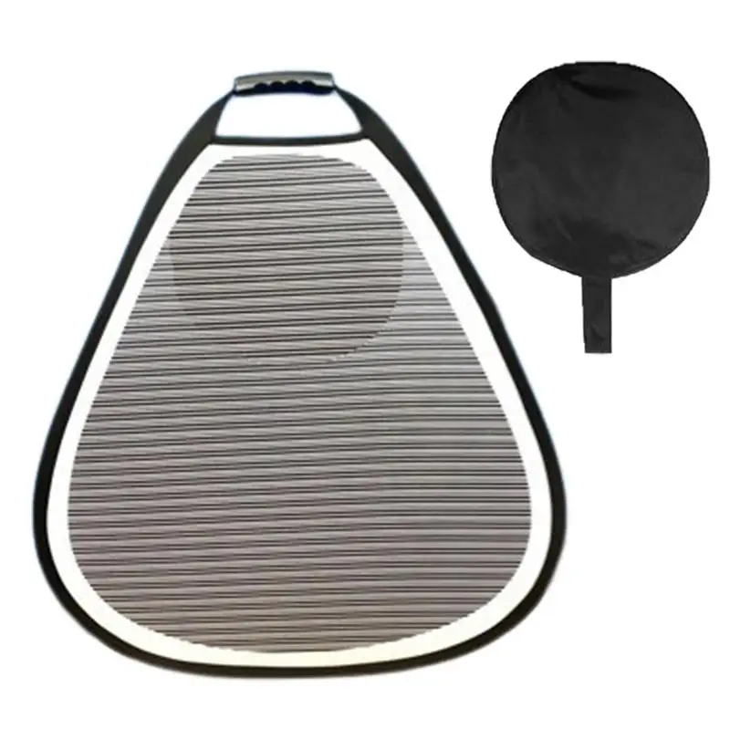 Dent Reflector Board Striped Dent Board Portable Flexible Foldable Dent Panel Storage Bag Included For Car Vehicle Door Scratch