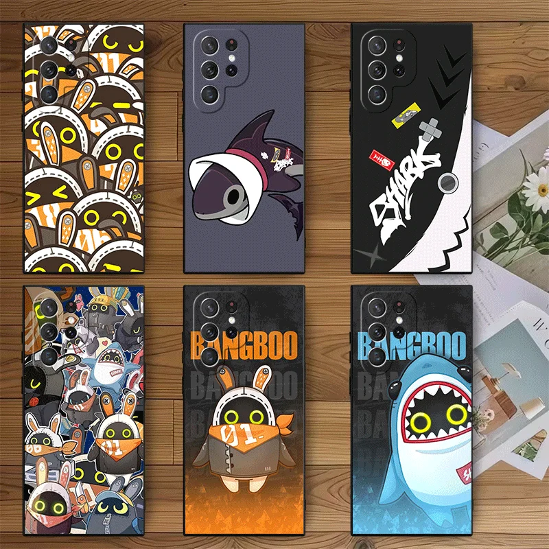 Zenless Zone Zero ZZZ Bangboo Soft Phone Case for Samsung Galaxy S23 S24 S25 S26 Ultra S22 Plus S21 FE S20 + S25 Edge Black Cove
