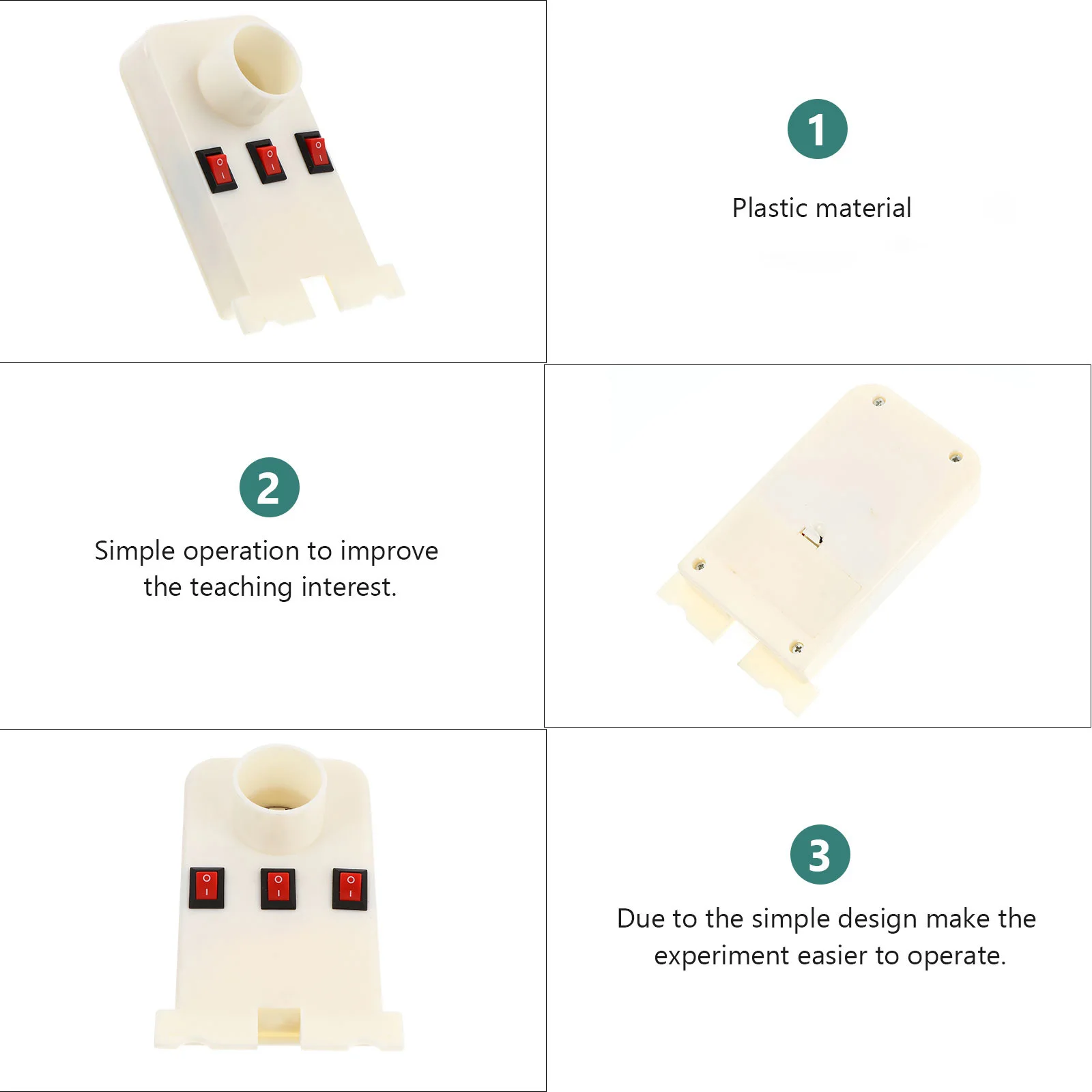 

1 шт., оптика, экспериментальное оборудование, прочный пластик, простые инструменты для обучения физике, основной цвет