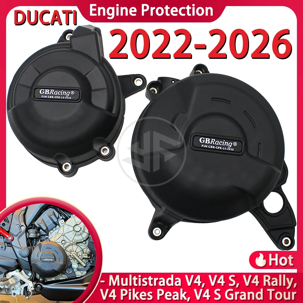 Para DUCATI Multistrada V4, V4S, V4S Grand Tour, V4 Rally, V4 Pikes Peak 2022-2026, accesorios para motocicleta, cubierta de protección del motor