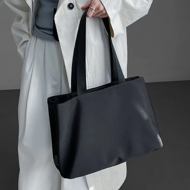 

Большая нейлоновая сумка-тоут Capaci, женская многокартовая сумка для ноутбука, сумка для мамы, мягкая сумка на плечо, застежка-молния