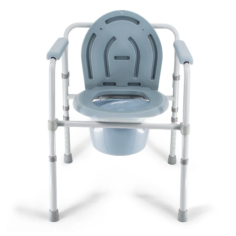 

Latest Design Toilet Seat Portable Commode Chair With Wheels For Elderly Use