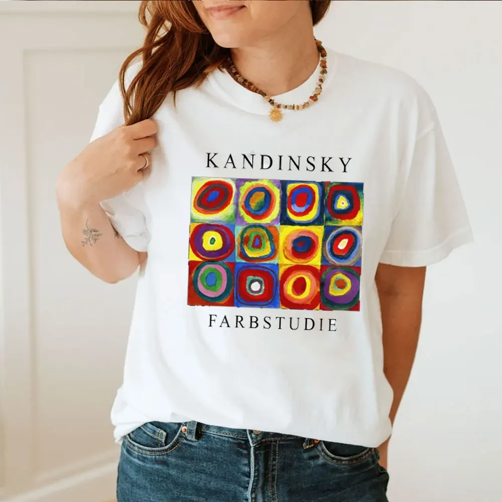 

Kandinsky Farbstudie - Color Study, Squares with Concentric Circles, 1913 Artwork T-Shirt