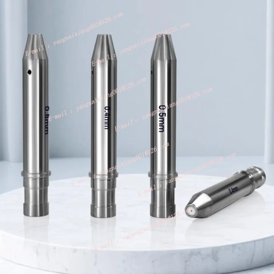 EDM Lengthening Guide 6*42mm Fine Pores Discharge Pointed Tip Ceramic Guide 1.0-3.0mm Perforating Machine Accessories