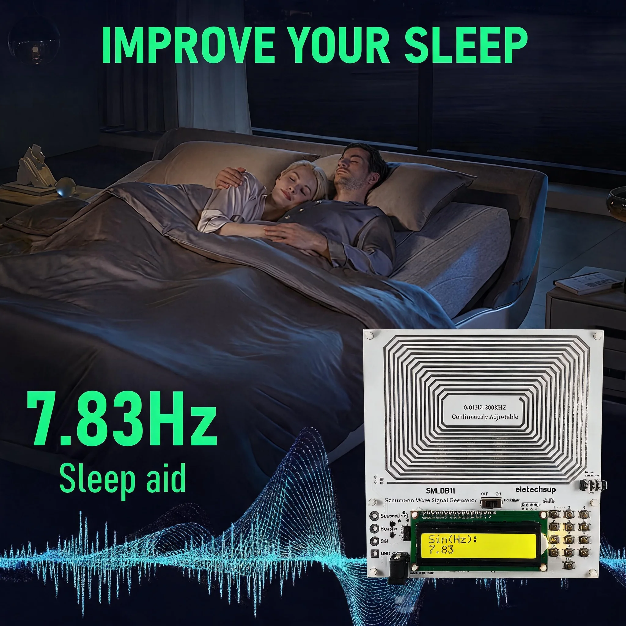 Health X Wellness - Schumann Resonance pro 783Hz Adjustable Generator