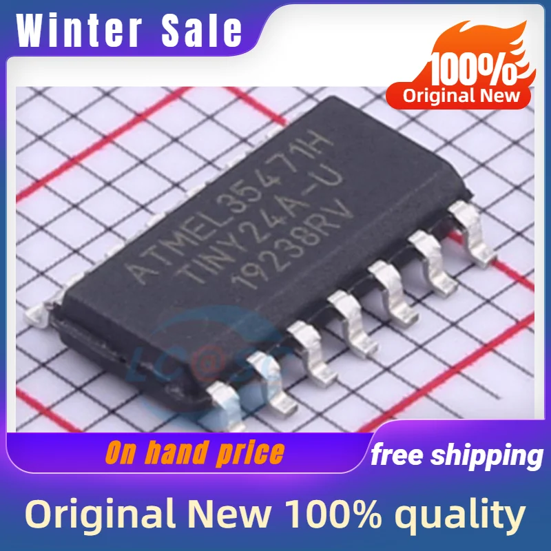 5PCS New original ATTINY24A-SSU ATTINY24A SOIC-14 quality goods