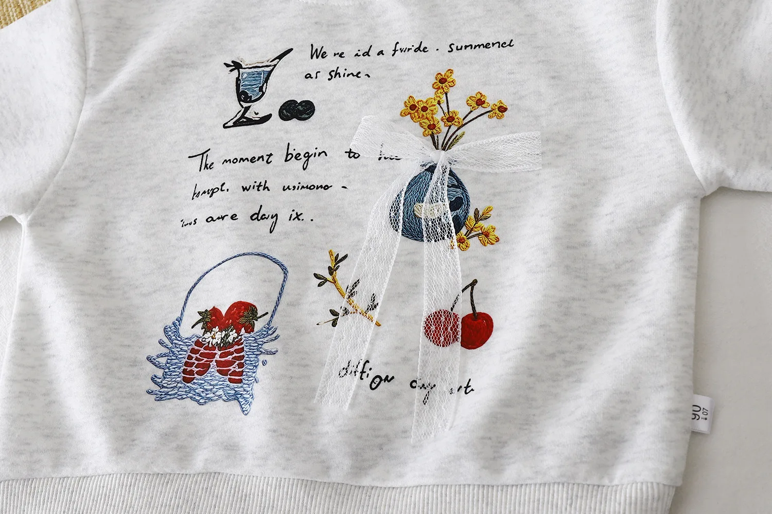 Neue Herbst-Kinderkleidungssets, Baby-Mädchen, Cartoon-Print, gestreiftes Sweatshirt mit Rüschenbündchen + Hose, 2-teiliges Freizeit-Outfit für Kinder, 2-14 Jahre – Detail 13
