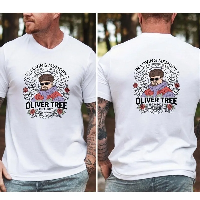 Oliver Tree Merch T-shirt Men Short Sleeve Tee Unisex Tops Causal Clothes Female Y2K Tops