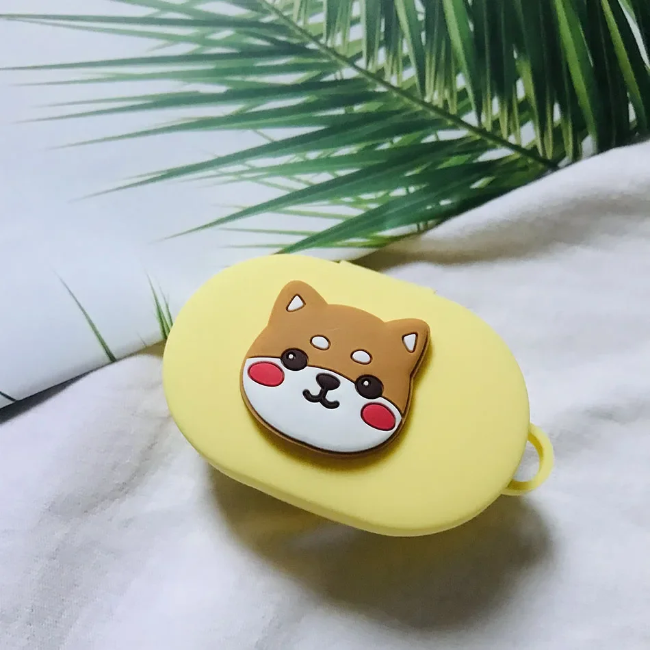 ل شاومي Redmi airdot حافظة لطيف القط الأفوكادو/زهرة مع المفاتيح سيليكون سماعة غطاء ل Redmi airdot airdot S غطاء