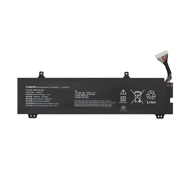 

100% New Original 11.55V 6927mAh 6-Cell For Redmi G 2021 Ryzen Edition High Capacity Battery G16B03W + Free Tools
