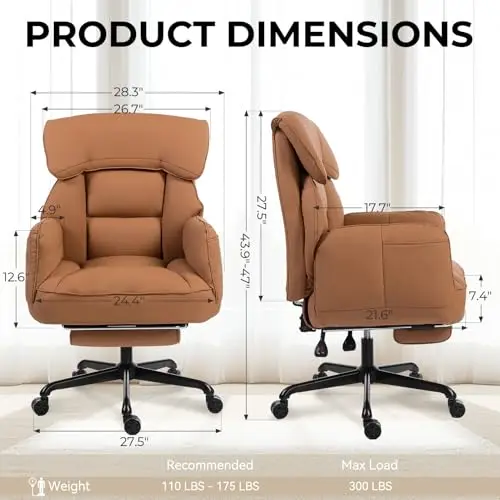 Cross Legged Office Chair with Pivoting Armrests,Criss Cross Chair with Pocket Spring Seat & Back,Reclining Computer