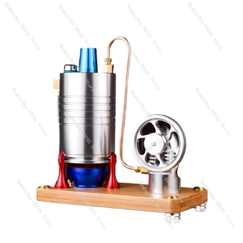 Startable Steam Engine Model Engine Retro With Heating Boiler Model, CNC Manufacturing