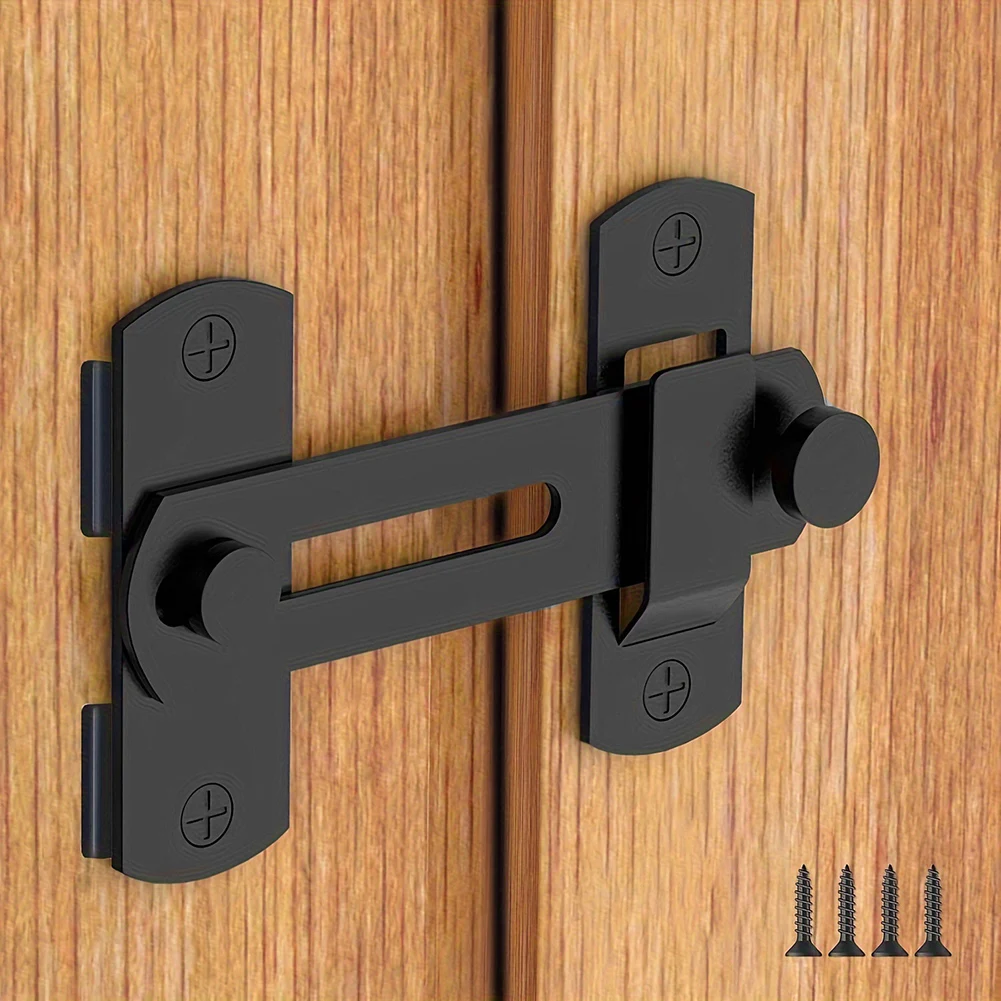 180° Stainless Steel Toggle Latch Sliding Barn Lock Hardware Gate Latches for Window Closet Door Lock Guard Latch Bolt