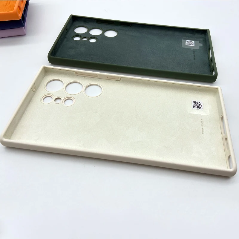 For Samsung Galaxy S23 Ultra Phone Case Liquid Silicone TPU Bumper Soft Shockproof Back Cover For Galaxy S23Ultra S23U