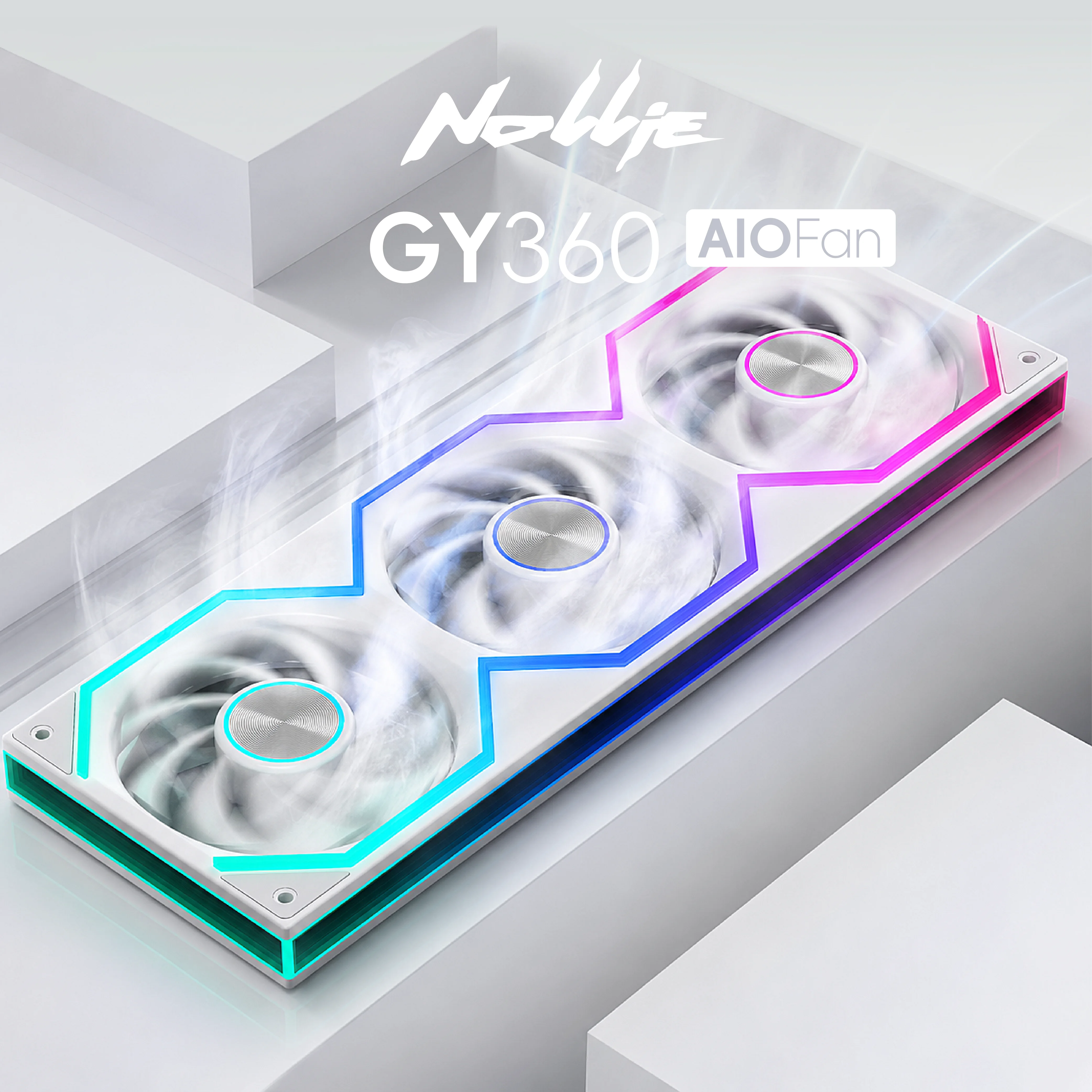 nollie-fan-gy360-argb-冷却ファン-3-in-one-364mm-rgb-ファン-88led
