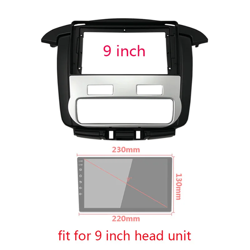 Car Radio Frame Kit For TOYOTA Innova 2011 2012 2013 2014 Auto Stereo Head Unit Install Dash Panel Fascia Bezel Faceplate