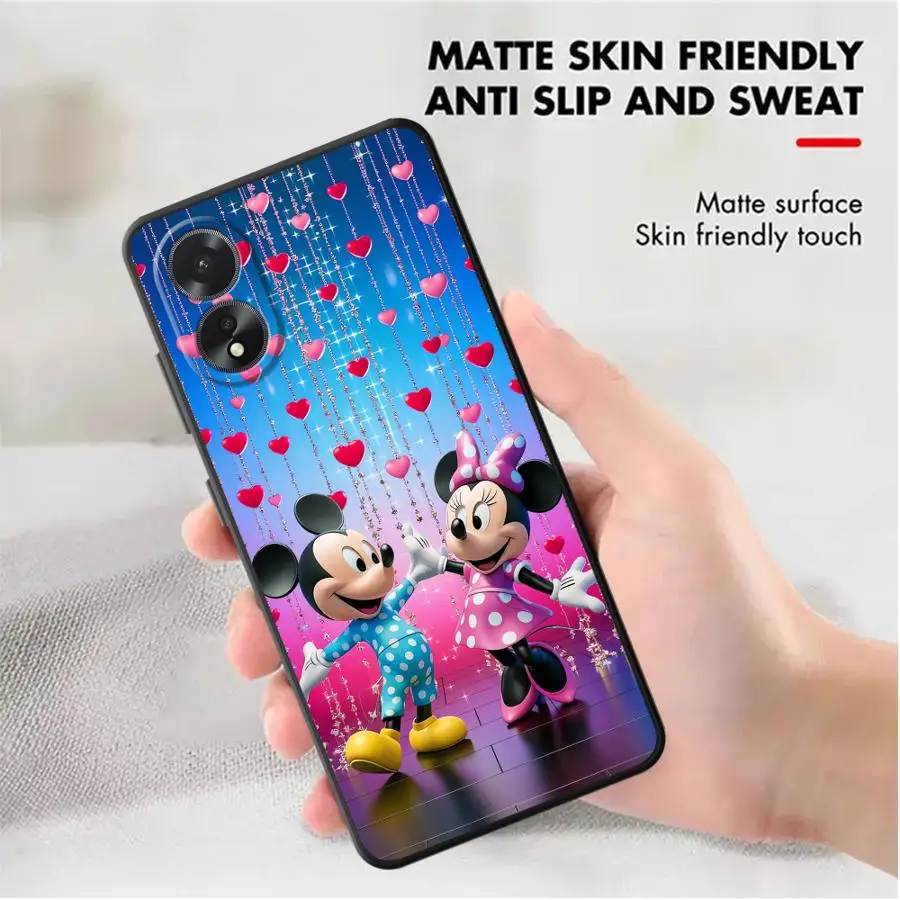 Mickey And Minne Soft Back Phone Cover Case for Oppo A3 A54 A16 A33 A71 A15 A32 A9 A38 A11 A37 A17 A32 A73 A5 A53 A18 A31 A72