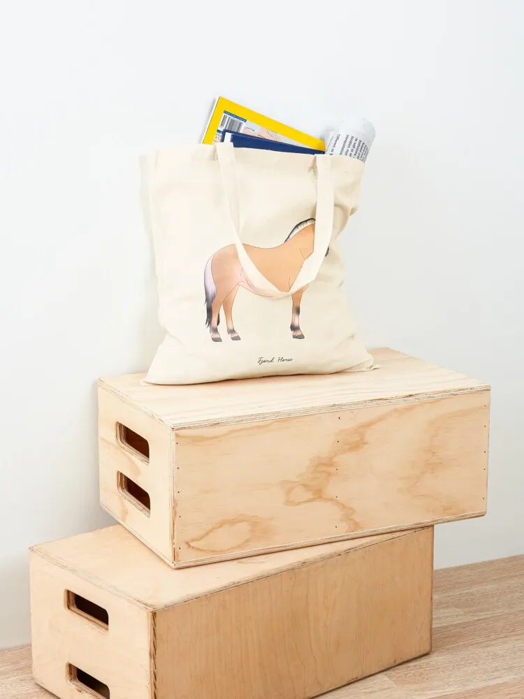 cute cartoon Fjord horse Tote Bag Portable shopping bag large size bags cute pouch bag Big women