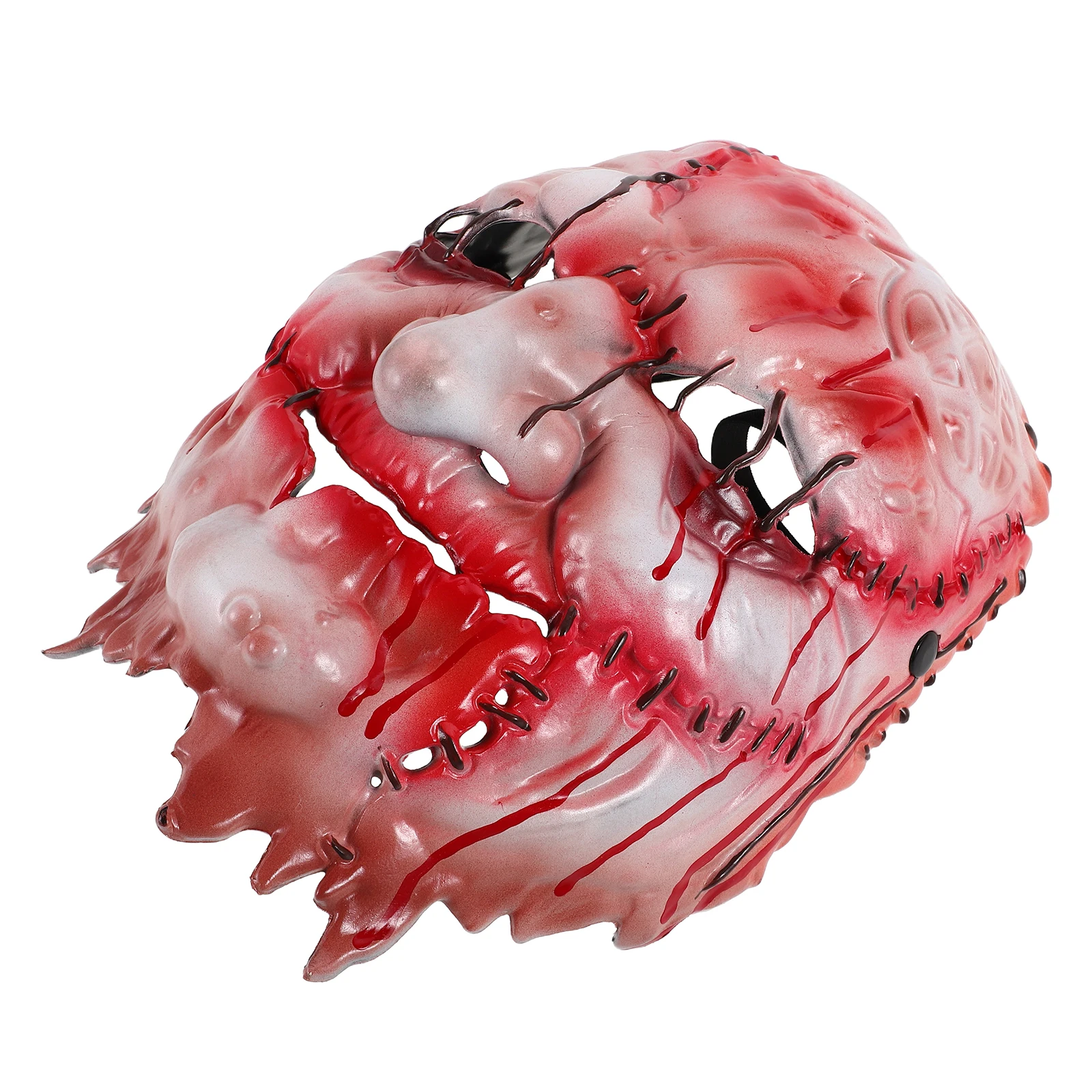 Costume Halloween Witch Mask Eva Scary Face Makeup Horrific Pink Carnival Party