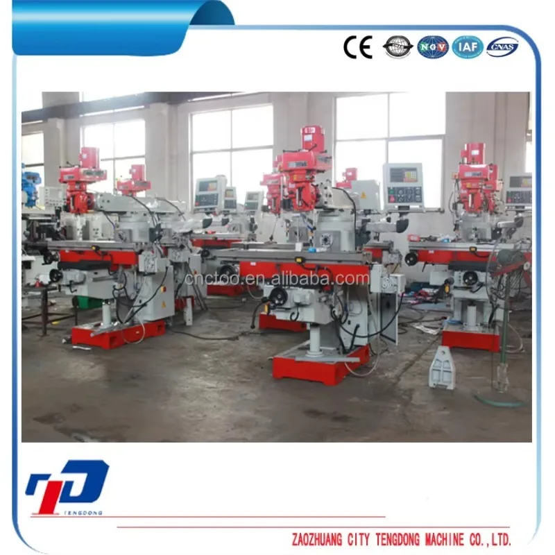 Factory Direct Sale Precise New Style X6325 Universal Vertical Manual Mill Multifunctional High Speed Multi-Voltage R8 Spindle
