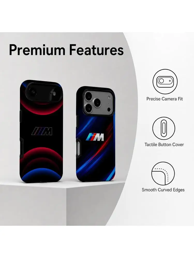 Etui na telefon do iPhone 18 17 16 16e 15 14 13 12 Mini 11 Air Pro XS Max XR X Plus, szklana ramka silikonowa, niebieskie, czerwone, samochodowe, tylna obudowa Pho — zdjęcie produktu 6