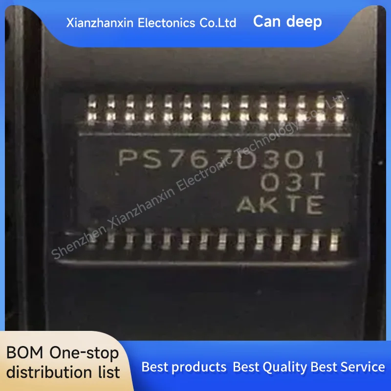 1PCS/LOT PS767D301 TPS767D301PWP HTSSOP-28 Low-dropout voltage regulator chip