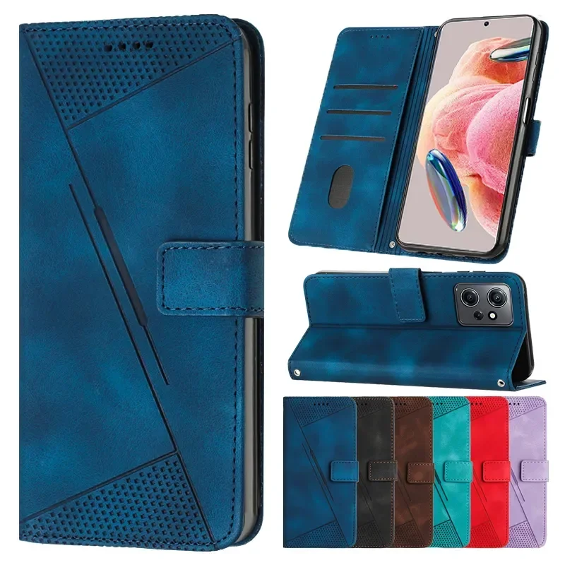 

Wallet Card Slot Anti Drop Magnetic Flip Leather Case For Xiaomi Redmi 13 13C 12C 10C Note 13 12S 11 10 9 Pro Poco F6 M6 Cover