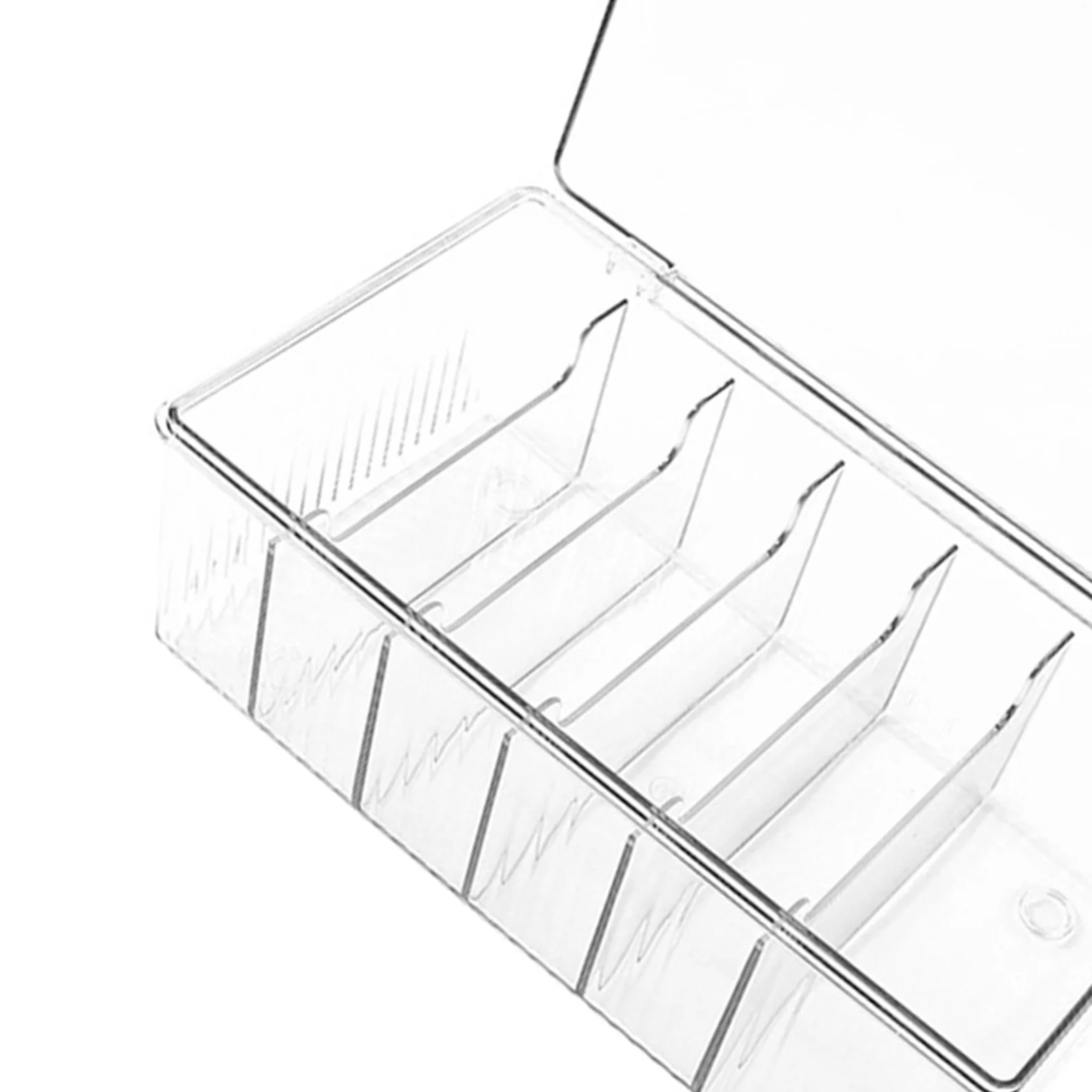 Boîte de rangement de cils en acrylique, organisateur de bureau multifonctionnel pour outils d'extension de faux cils, étui à outils