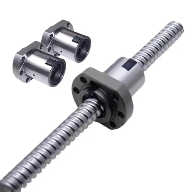 Steel Bearing Rolling Precision Ball Screw 1000mm 2000mm 3000mm Industrial