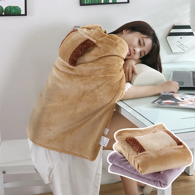 Heated Blanket Multi-Functional USB Portable Cordless Heated Blanket Soft Flannel Electric Blanket Hands and Knee Warmer