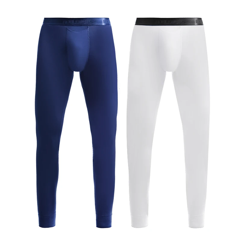 

5PCS Long Johns, men's thin cotton and wool pants, underpants, men's leggings, spring and winter thermal pants